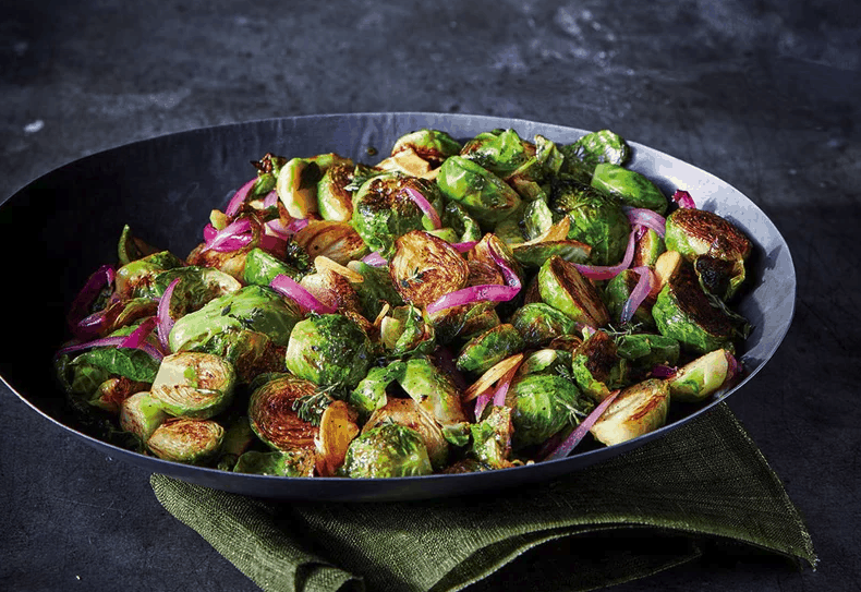 Maple Caraway Brussels Sprouts
