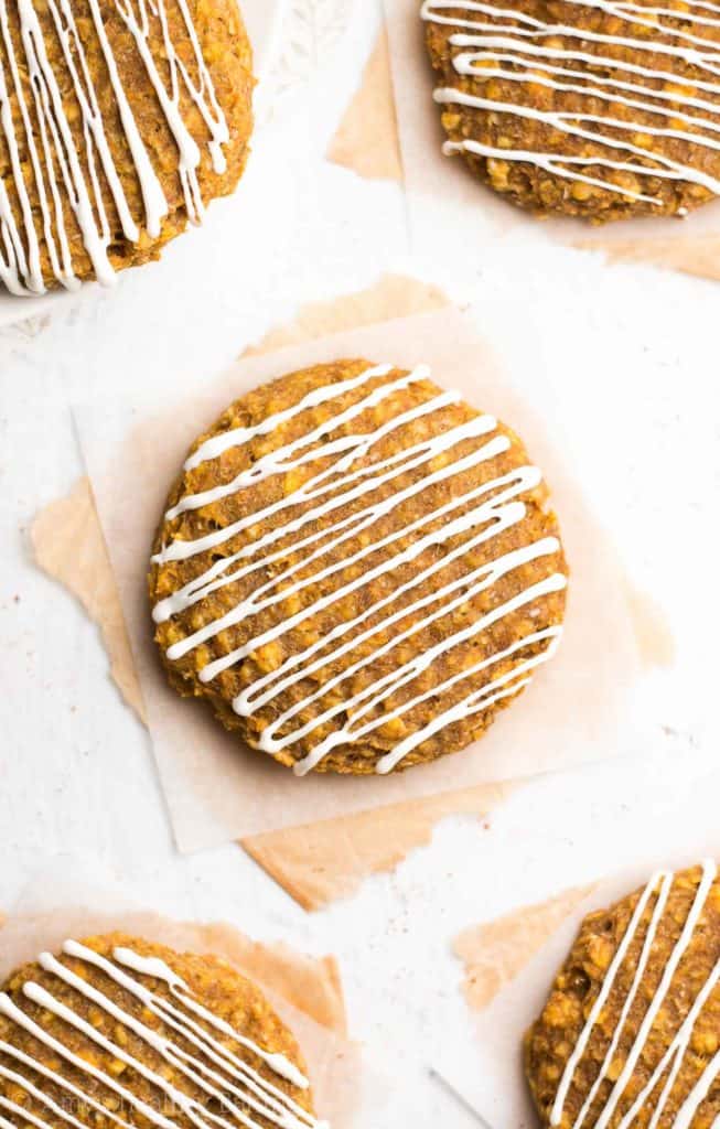 Pumpkin Cheesecake Oatmeal Cookies